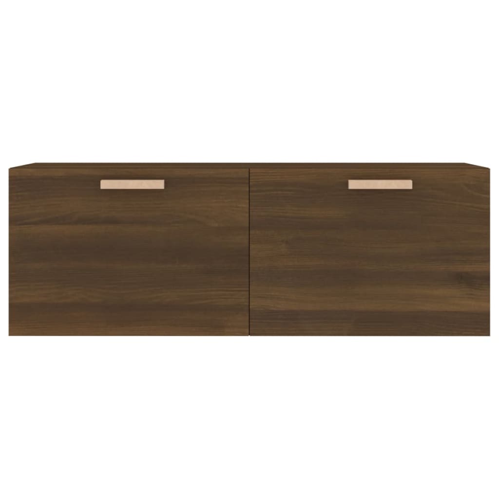 vidaXL Armoire murale aspect chêne marron 100x36,5x35 cm en bois d'ingénierie