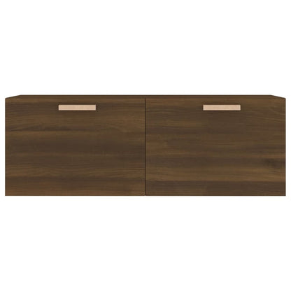 vidaXL Armoire murale aspect chêne marron 100x36,5x35 cm en bois d'ingénierie
