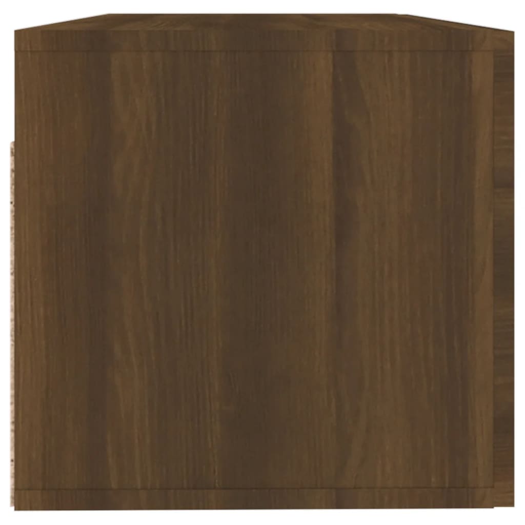 vidaXL Armoire murale aspect chêne marron 100x36,5x35 cm en bois d'ingénierie