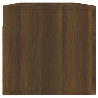 vidaXL Armoire murale aspect chêne marron 100x36,5x35 cm en bois d'ingénierie
