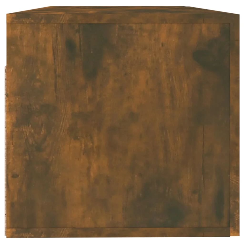 vidaXL Armoire murale chêne fumé 100x36,5x35 cm bois d'ingénierie