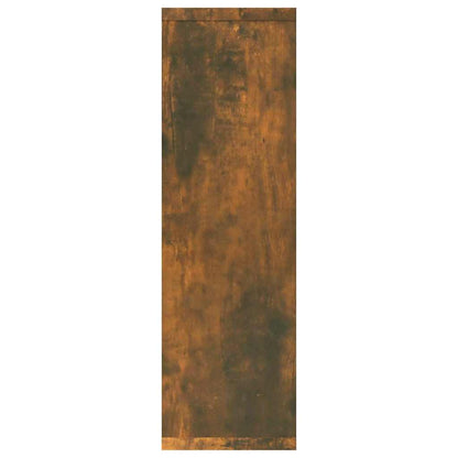 vidaXL Wandregal Räuchereiche 85x16x52,5 cm Holzwerkstoff