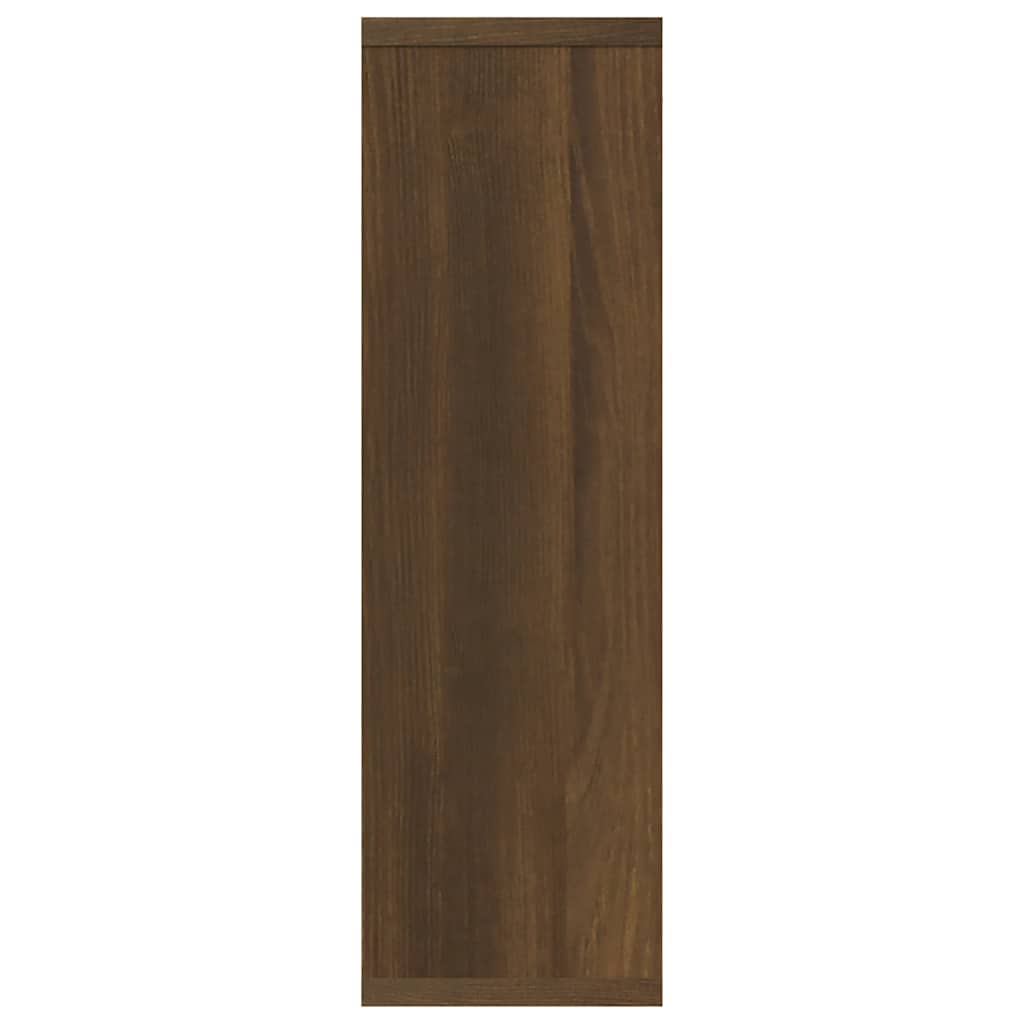vidaXL Étagère murale marron aspect chêne 85x16x52,5 cm Bois d'ingénierie