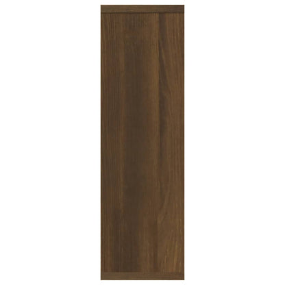 vidaXL Étagère murale marron aspect chêne 85x16x52,5 cm Bois d'ingénierie