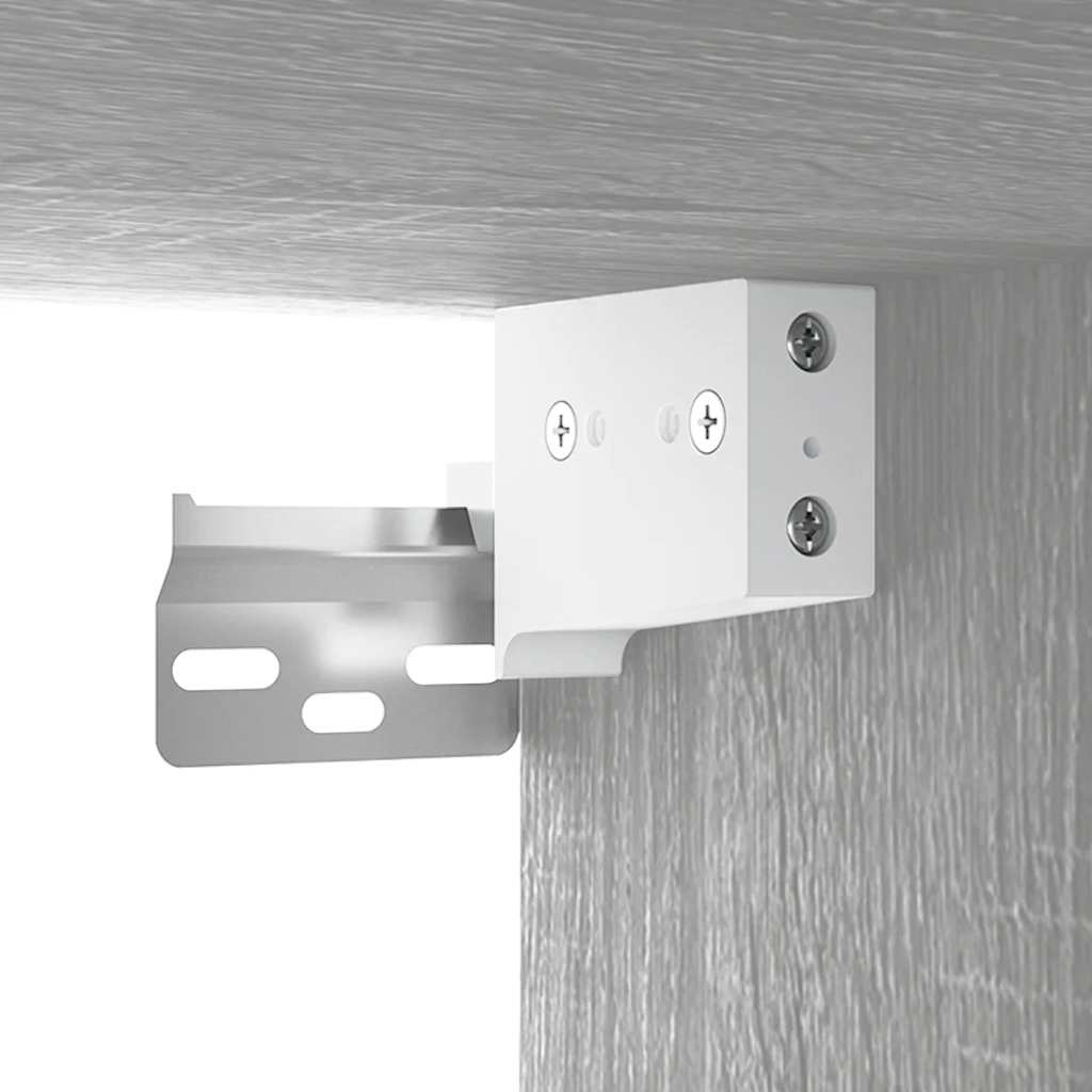 vidaXL Meubles TV 2 pcs Gris Sonoma 80x30x30 cm Bois d'ingénierie