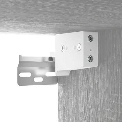 vidaXL Meubles TV 2 pcs Gris Sonoma 80x30x30 cm Bois d'ingénierie
