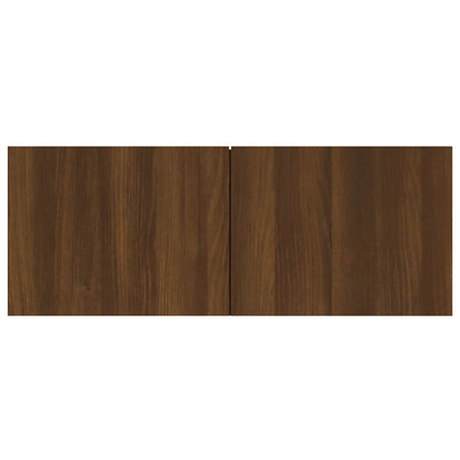 vidaXL TV-Schränke 2 Stk. Braun Eichen-Optik 80x30x30 cm Holzwerkstoff