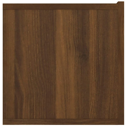 vidaXL TV-Schränke 2 Stk. Braun Eichen-Optik 80x30x30 cm Holzwerkstoff