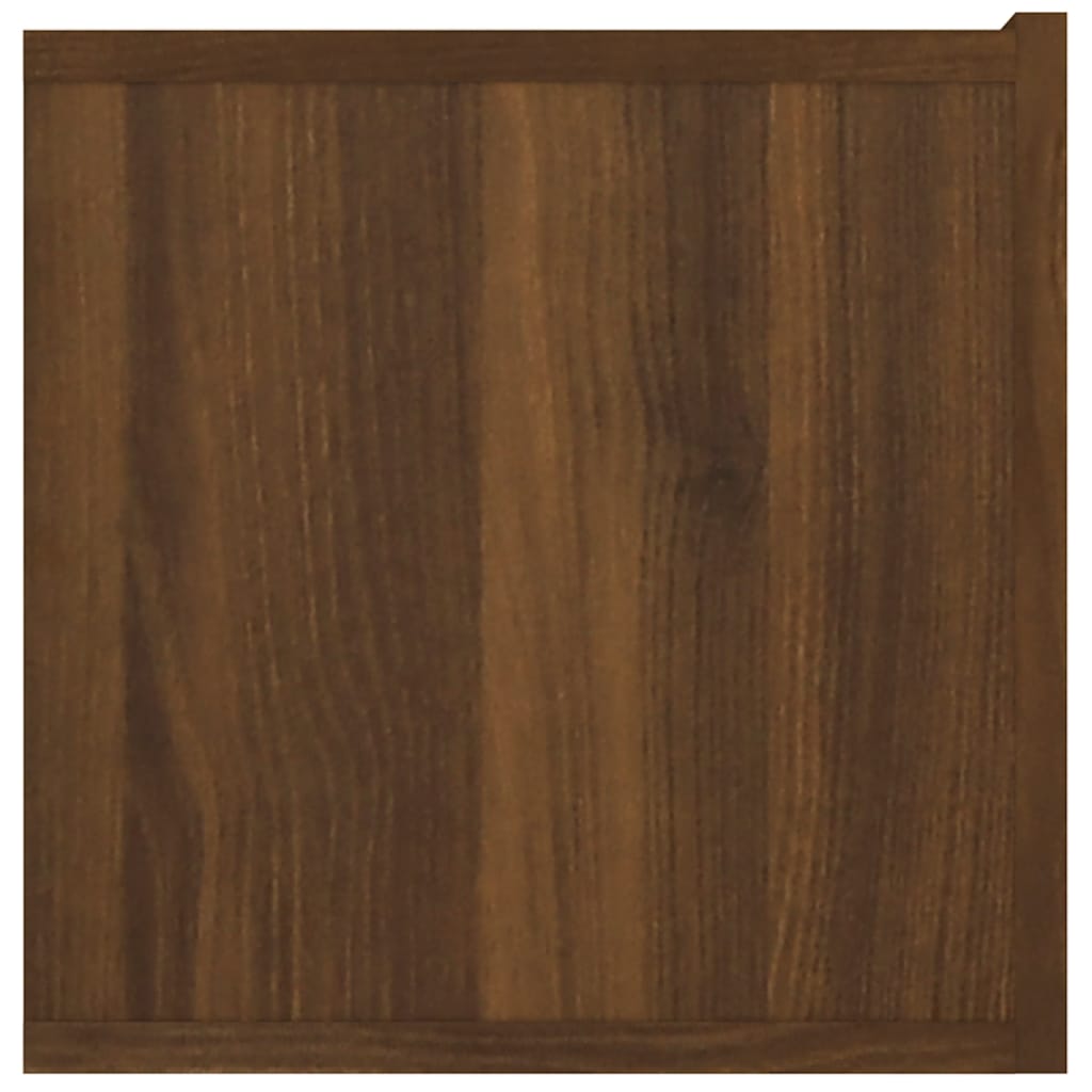 vidaXL TV-Schränke 2 Stk. Braun Eichen-Optik 80x30x30 cm Holzwerkstoff