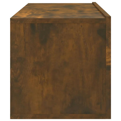 vidaXL TV-Wandschränke 2 Stk. Räuchereiche 100x30x30 cm Holzwerkstoff