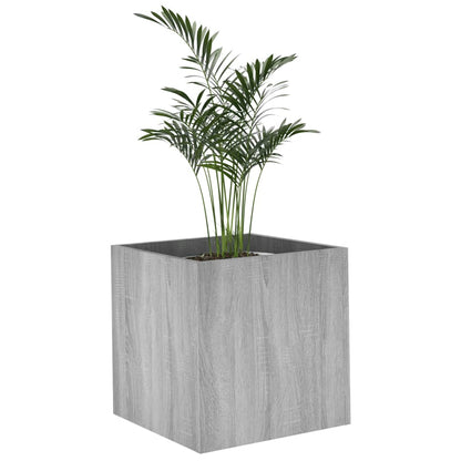 vidaXL Jardinière Gris Sonoma 40x40x40 cm Bois d'ingénierie