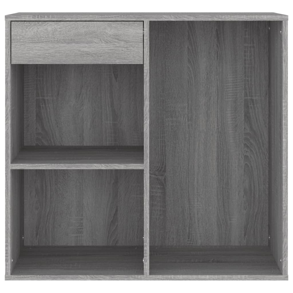 vidaXL Meuble de maquillage gris sonoma 80x40x75 cm Bois d'ingénierie