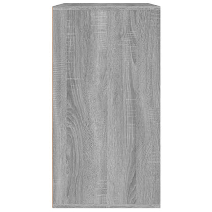 vidaXL Meuble de maquillage gris sonoma 80x40x75 cm Bois d'ingénierie