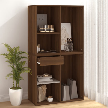 vidaXL Meuble de maquillage Marron Chêne 80x40x75 cm Bois d'ingénierie