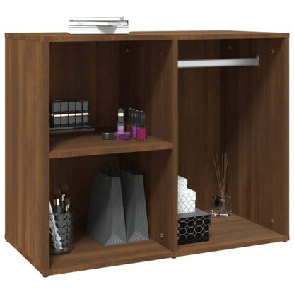 vidaXL Regal für Schminktisch Braun Eichen-Optik 80x40x65 cm