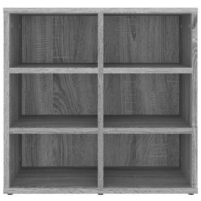 vidaXL Schuhregale 2 Stk. Grau Sonoma 52,5x30x50 cm