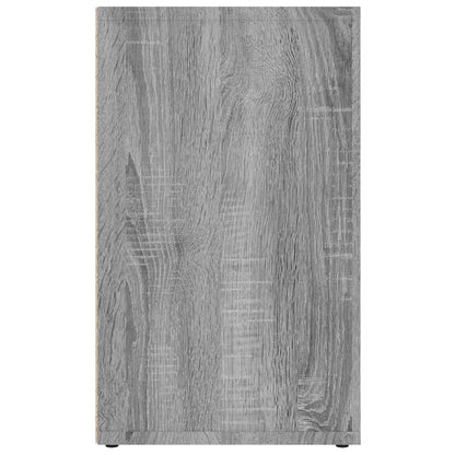 vidaXL Schuhregale 2 Stk. Grau Sonoma 52,5x30x50 cm