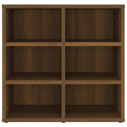 vidaXL Schuhregal Braun Eichen-Optik 52,5x30x50 cm