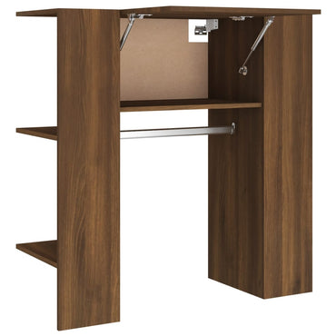 vidaXL Armoire de couloir marron aspect chêne 97,5x37x99 cm bois d'ingénierie