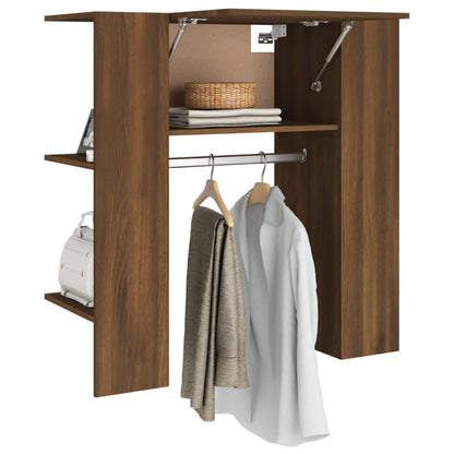vidaXL Armoire de couloir marron aspect chêne 97,5x37x99 cm bois d'ingénierie