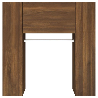 vidaXL Armoire de couloir marron aspect chêne 97,5x37x99 cm bois d'ingénierie
