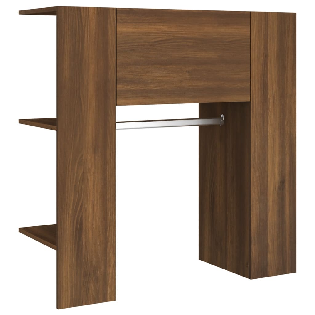 vidaXL Armoire de couloir marron aspect chêne 97,5x37x99 cm bois d'ingénierie