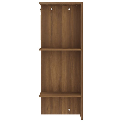 vidaXL Armoire de couloir marron aspect chêne 97,5x37x99 cm bois d'ingénierie