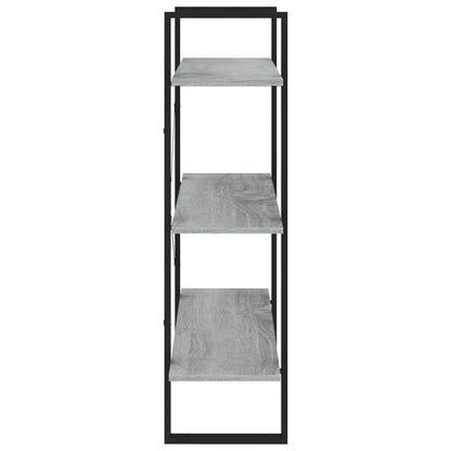 vidaXL Bücherregal Grau Sonoma 80x30x105 cm Holzwerkstoff