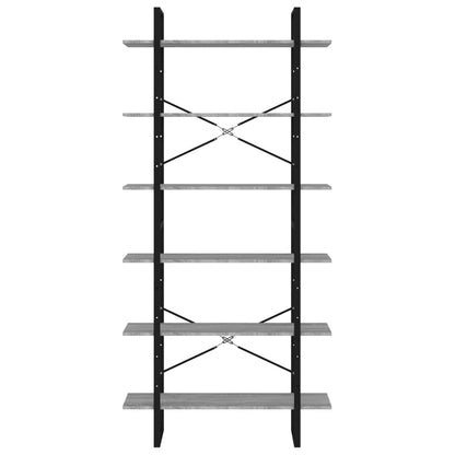 vidaXL Armoire haute gris Sonoma 100x30x210 cm Aggloméré