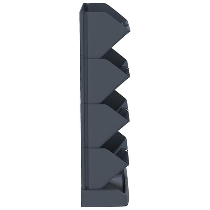 vidaXL Jardinière verticale 4 pièces anthracite polypropylène