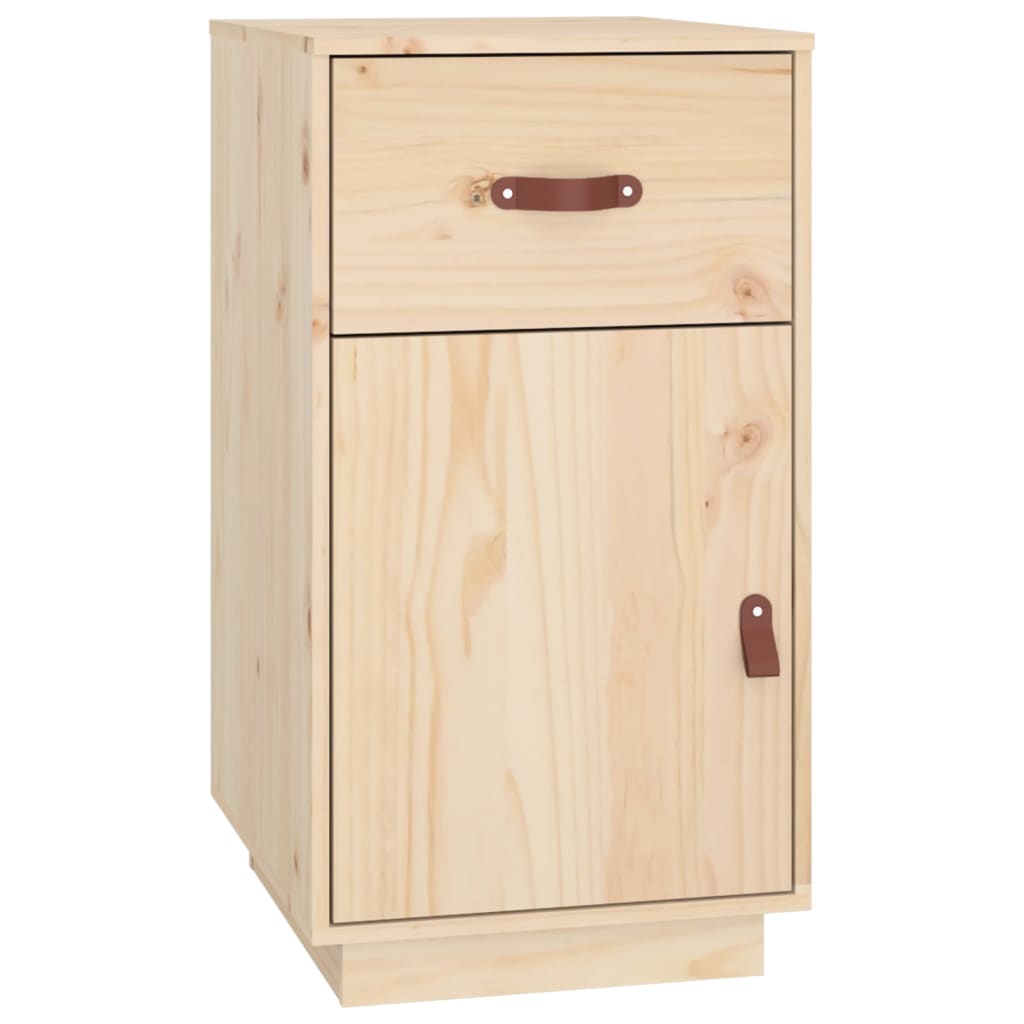 vidaXL Bureau avec armoires 135x50x75 cm Bois de pin massif