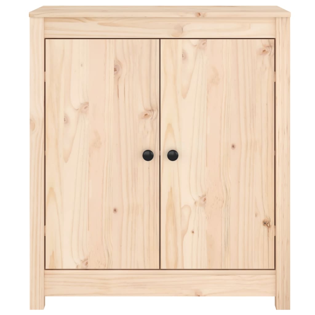 vidaXL Commodes 2 pcs 70x35x80 cm Bois de pin massif
