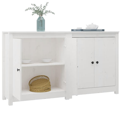 vidaXL Buffets 2 pcs Blanc 70x35x80 cm Bois massif de pin