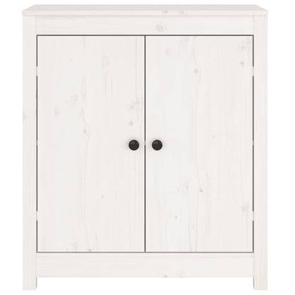 vidaXL Buffets 2 pcs Blanc 70x35x80 cm Bois massif de pin