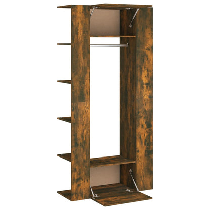 vidaXL Meubles d'entrée 2 pcs Chêne fumé Bois d'ingénierie