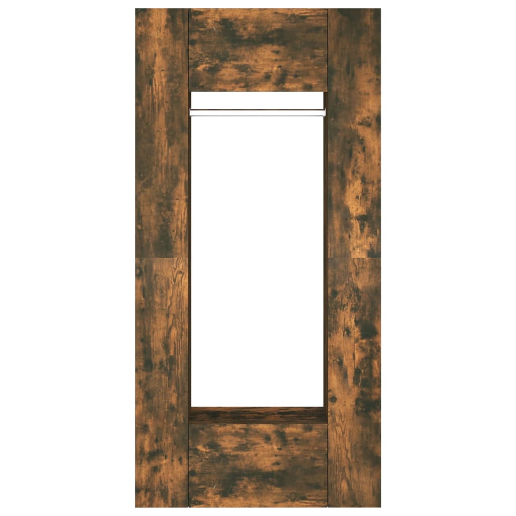 vidaXL Meubles d'entrée 2 pcs Chêne fumé Bois d'ingénierie