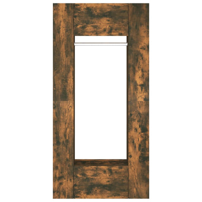 vidaXL Meubles d'entrée 2 pcs Chêne fumé Bois d'ingénierie