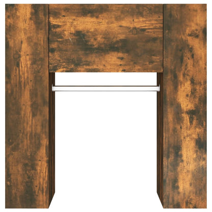 vidaXL Meubles d'entrée 2 pcs Chêne fumé Bois d'ingénierie