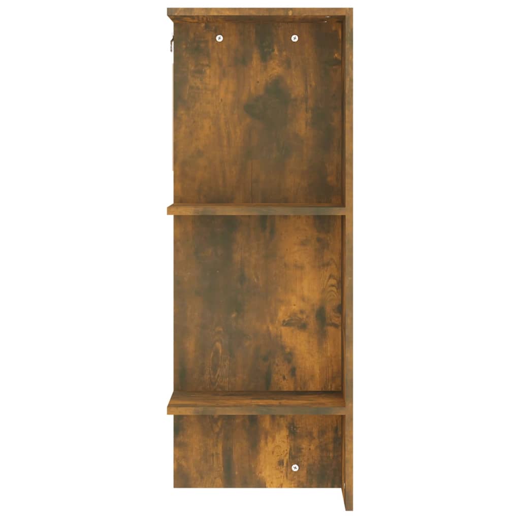 vidaXL Meubles d'entrée 2 pcs Chêne fumé Bois d'ingénierie