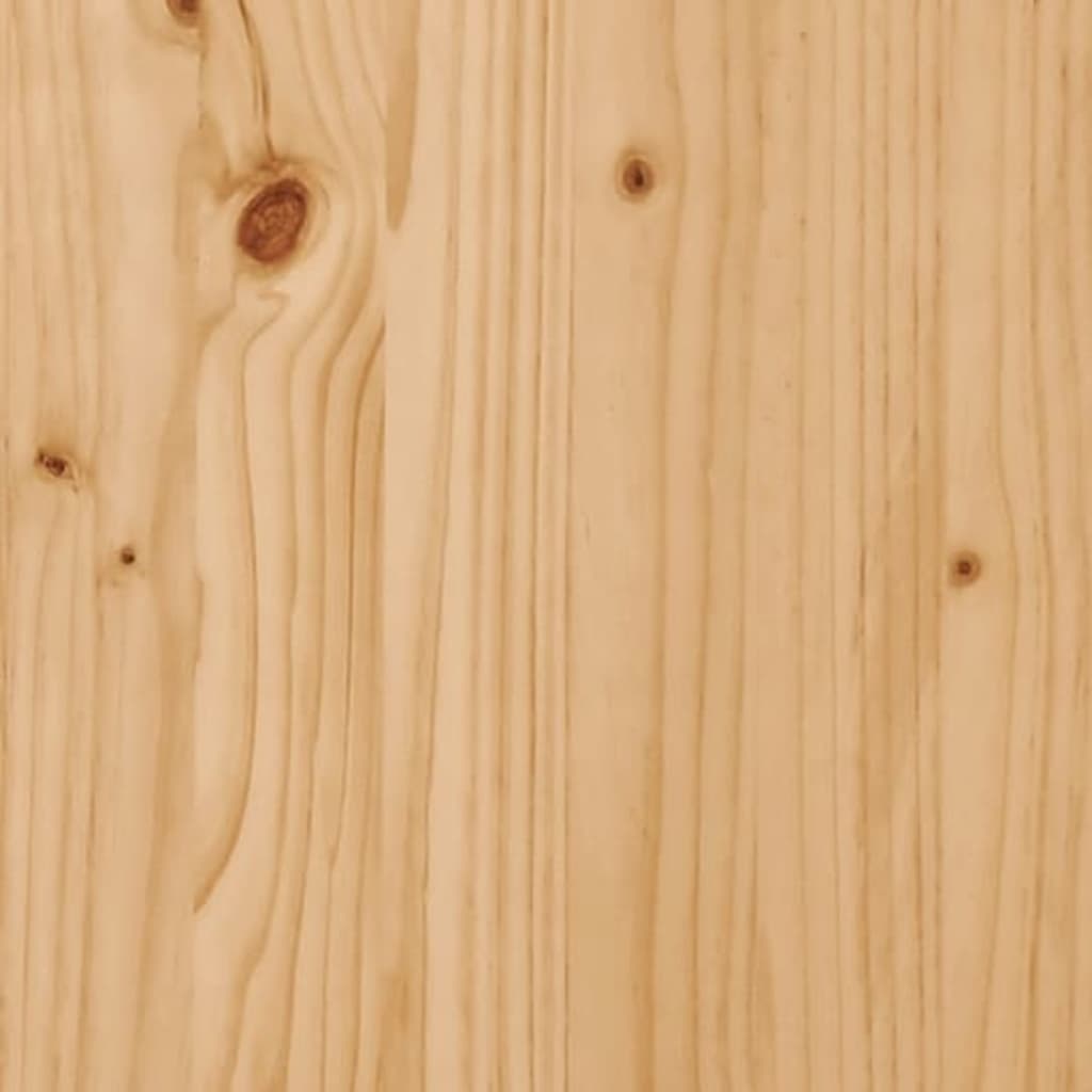 vidaXL Couchtisch Weiß 41x41x48,5 cm Holzwerkstoff & Massivholz Kiefer