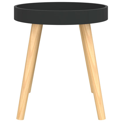 vidaXL Beistelltisch Schwarz 38x38x40cm Holzwerkstoff & Kiefernholz