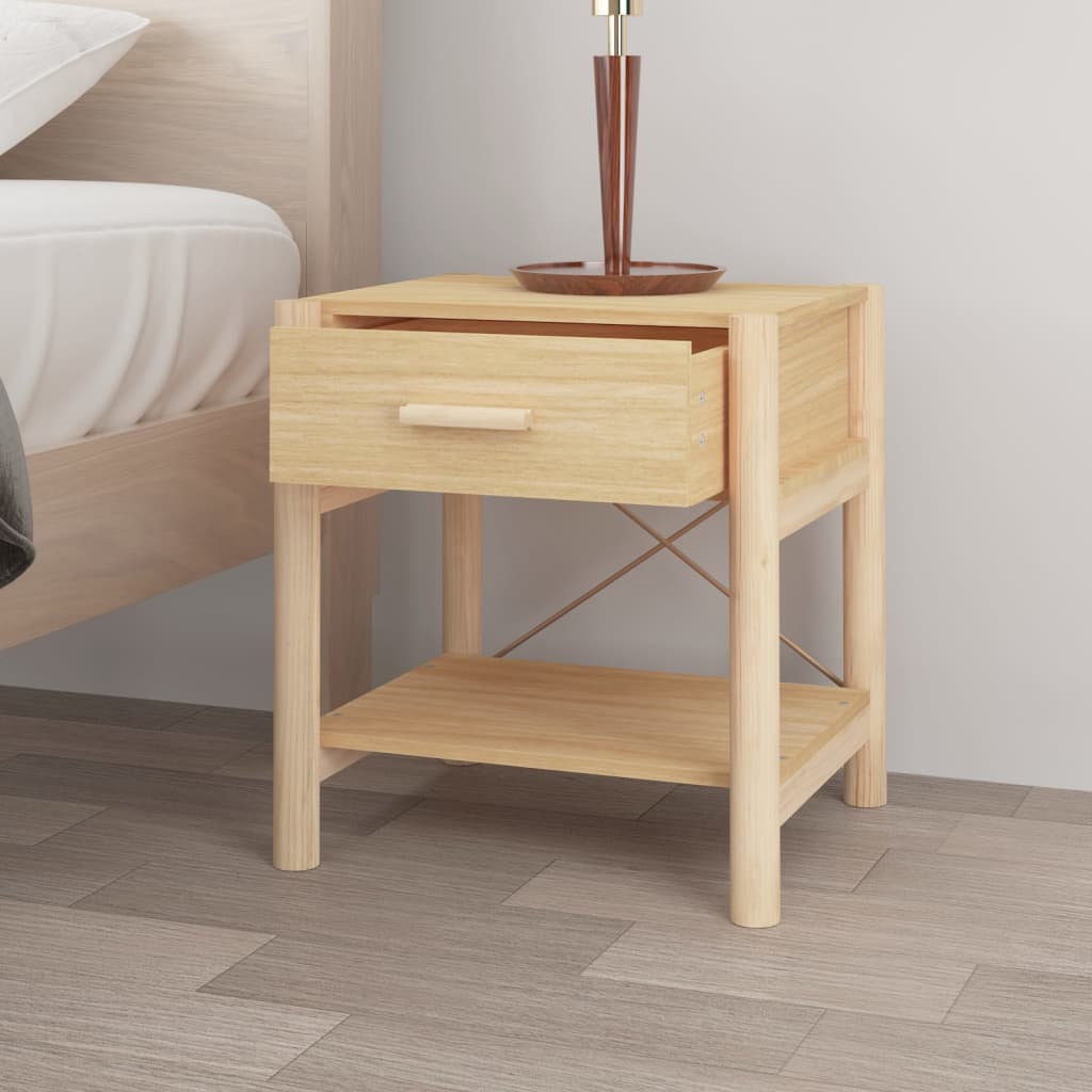 vidaXL Tables de chevet 2 pcs 42x38x45 cm Bois d'ingénierie