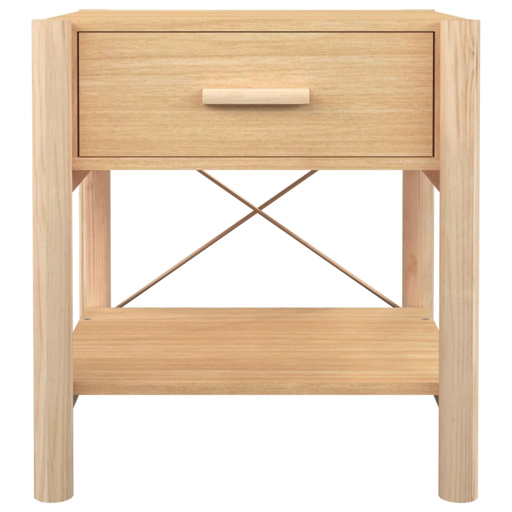 vidaXL Tables de chevet 2 pcs 42x38x45 cm Bois d'ingénierie