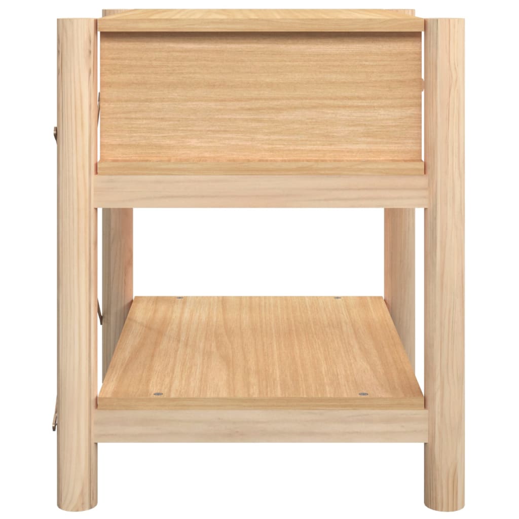 vidaXL Tables de chevet 2 pcs 42x38x45 cm Bois d'ingénierie