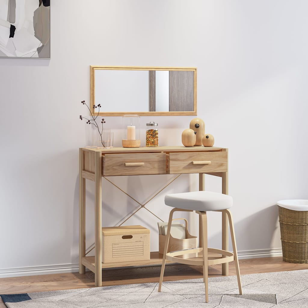 vidaXL Console 82x38x75 cm en bois d'ingénierie