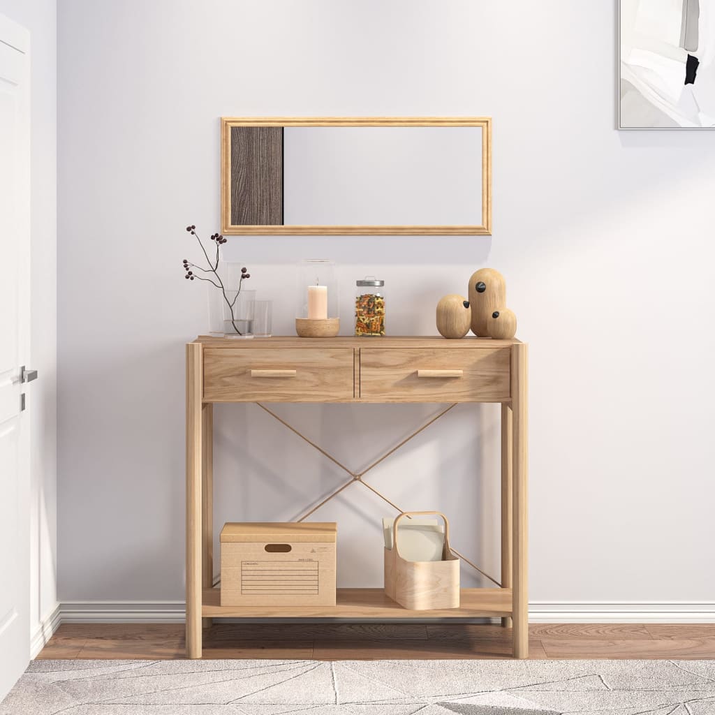 vidaXL Console 82x38x75 cm en bois d'ingénierie