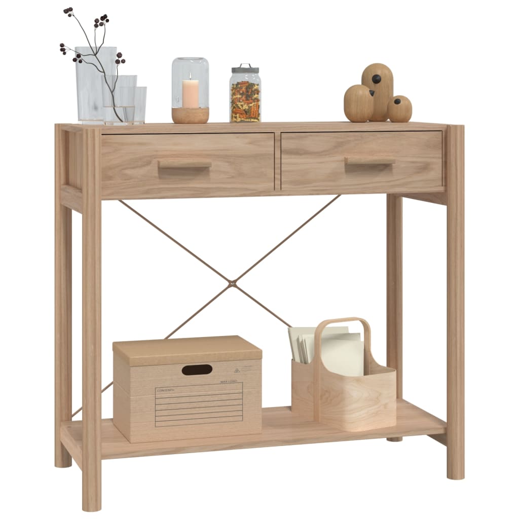 vidaXL Console 82x38x75 cm en bois d'ingénierie