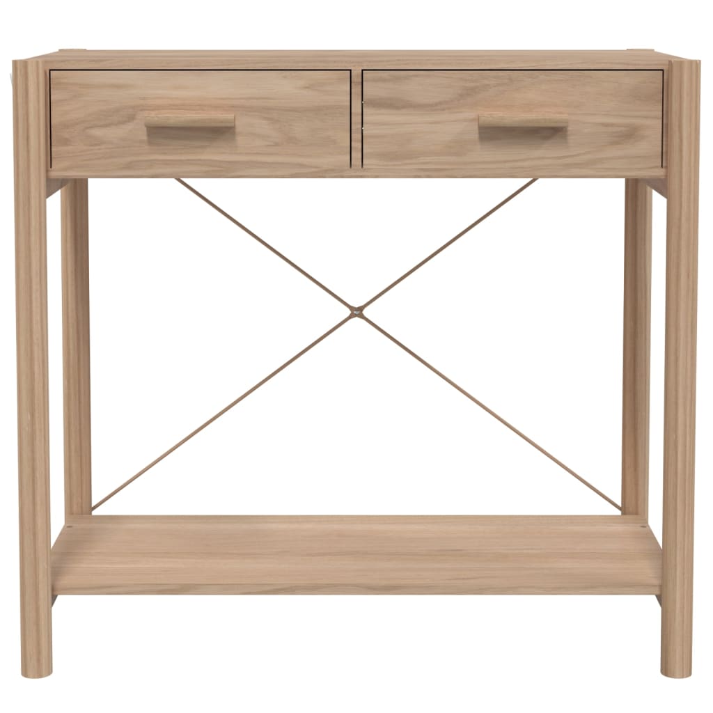 vidaXL Console 82x38x75 cm en bois d'ingénierie