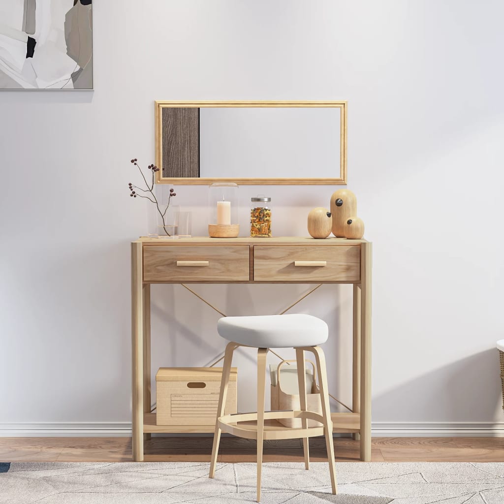 vidaXL Console 82x38x75 cm en bois d'ingénierie