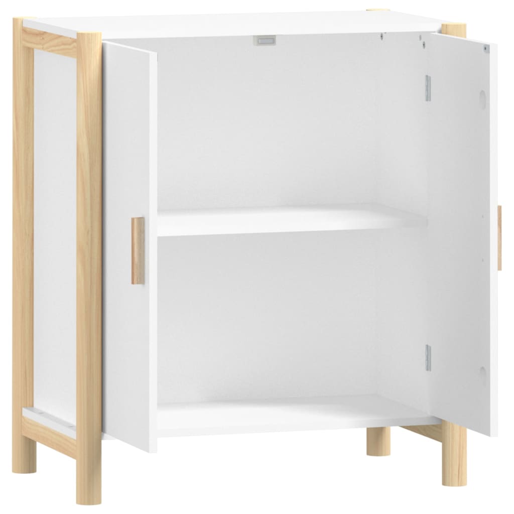 vidaXL Buffet blanc 62x38x70 cm Bois d'ingénierie